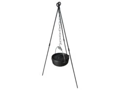 Cast Iron 3-poot Standaard Voor Pan Hoogte 131cm
