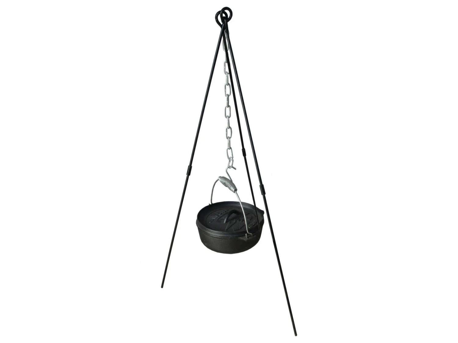 Cast Iron 3-poot Standaard Voor Pan Hoogte 131cm