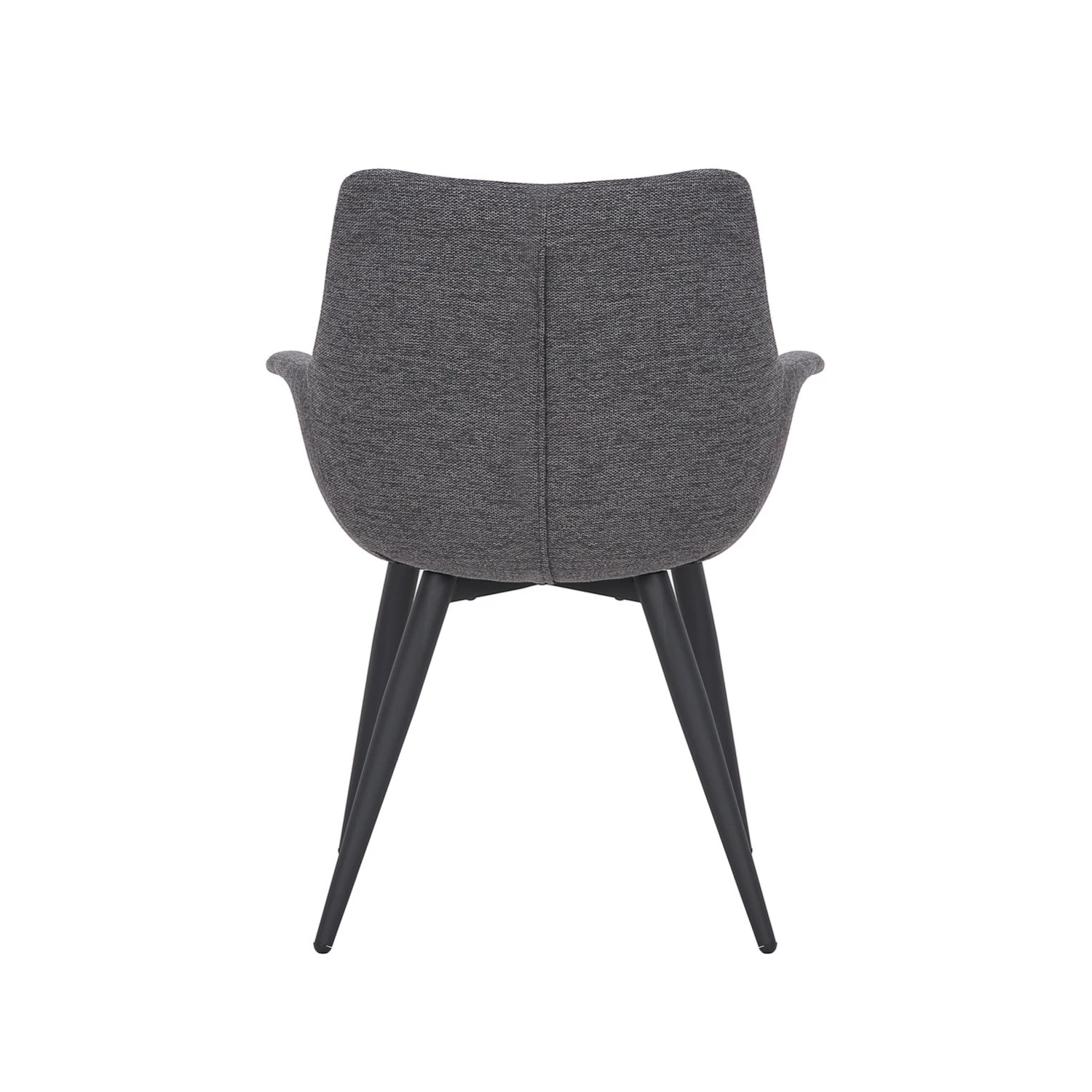 Dining Stoel LORENZO Antraciet - 65 X 61 X 87 Cm - Afbeelding 4