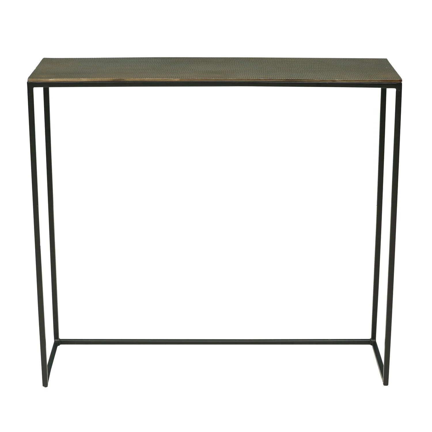 Bijzettafel Brass Antique Set Van 2 - 85/95 X 75/85 X 25/30 Cm - Afbeelding 2