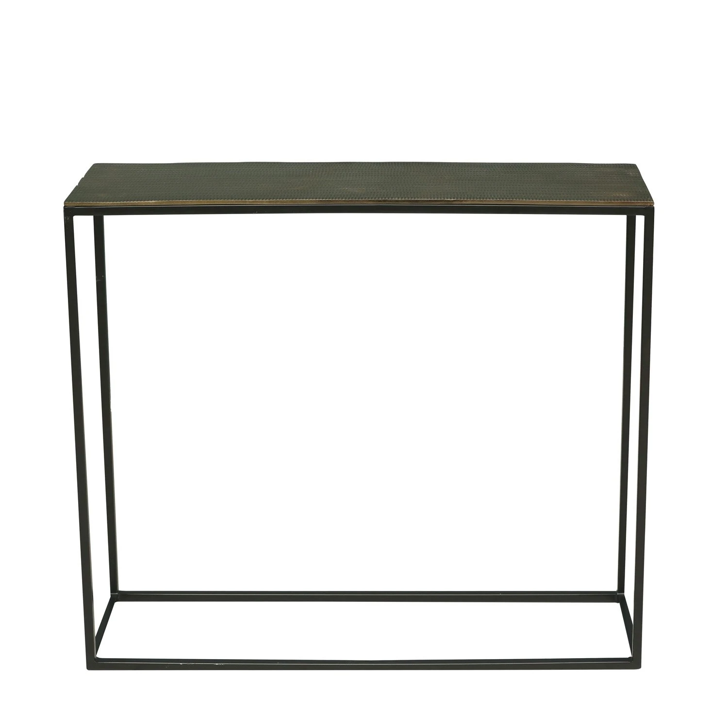 Bijzettafel Brass Antique Set Van 2 - 85/95 X 75/85 X 25/30 Cm - Afbeelding 3