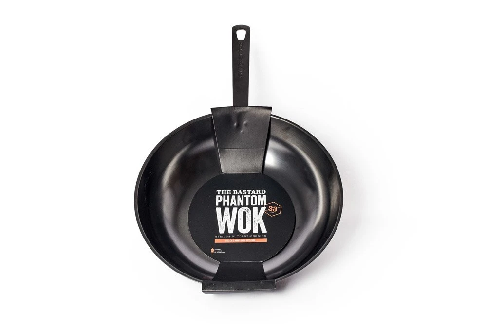 The Bastard Phantom Wok With Handel Carbon Steel